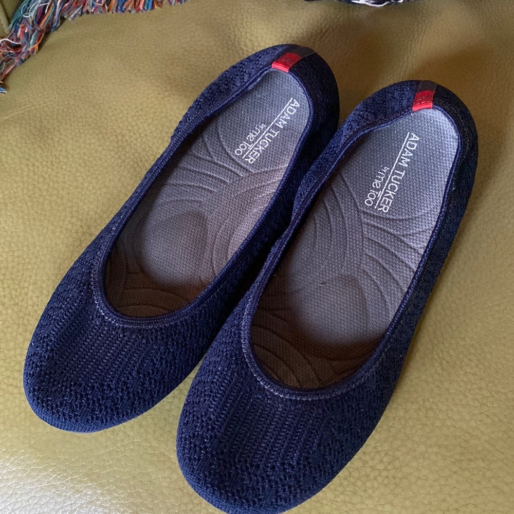 Like New! Adam Tucker by Me Too Navy Blue Ballet slippers
